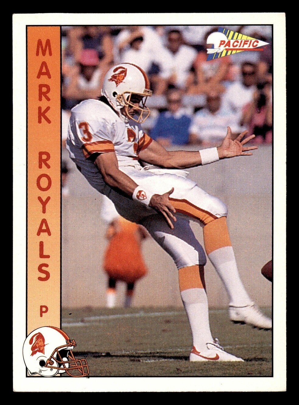1992 Pacific #629 Mark Royals Football Card Good Condition